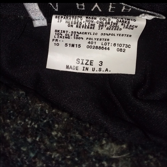 Vintage Y2K sweater skirt with liner - Picture 4 of 4